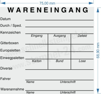 5212 Trodat Professional Ladungssicherung vorschriftsmäßig angebracht und übernommen